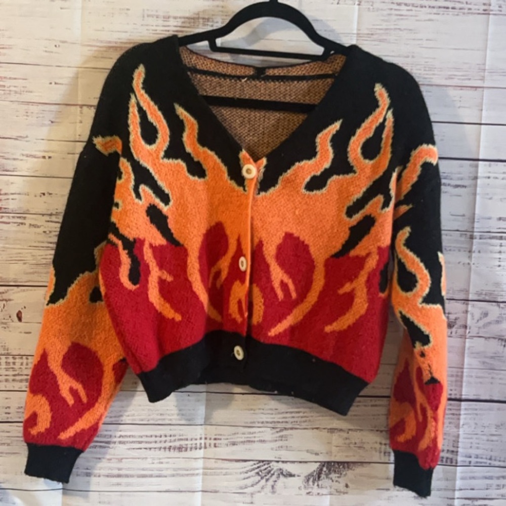 Flame Cardigan